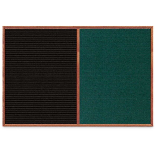 Slim Style Indoor Enclosed Corkboard, 24
